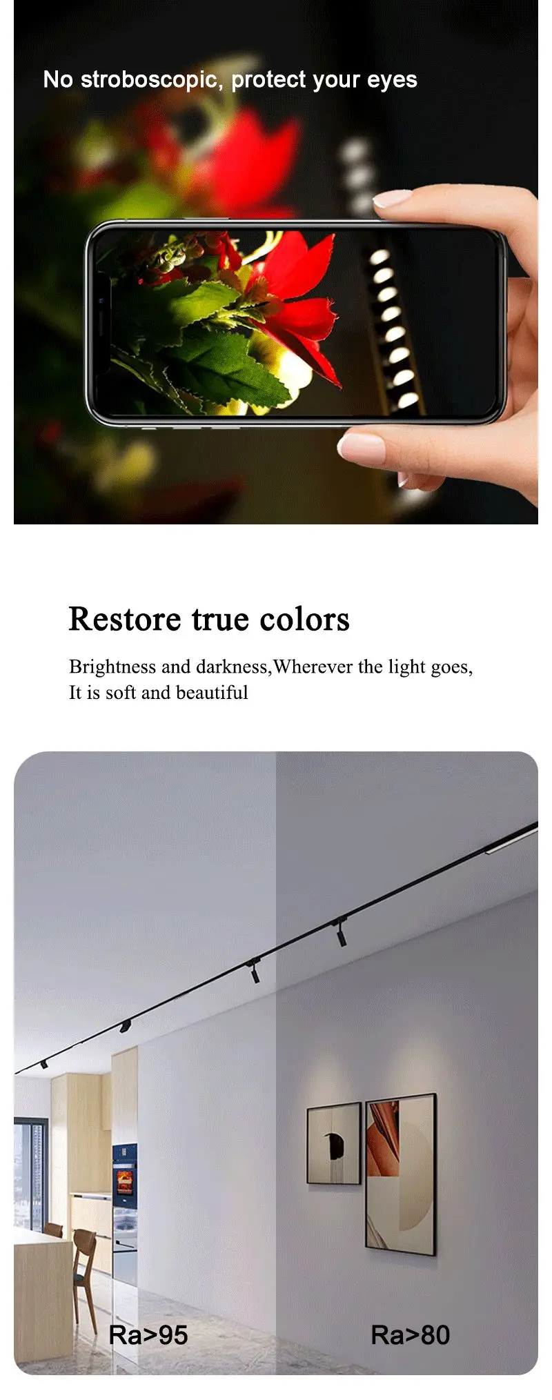 ST1 Series Smart TUYA ZIGBEE Ultra Thin Aluminum Magnetic Track Light 6mm No Cell Required High Hardness Modern Flexible Fixture