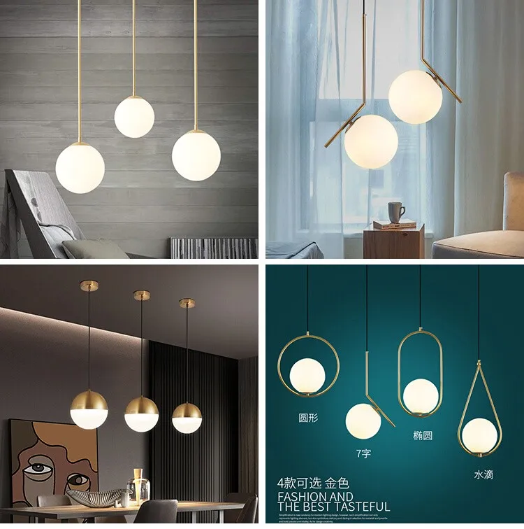 White Glass Lamp Shade, Milky Globe Lampshades Fitting Lamp, D10cm D12cm D15cm D20cm D25cm Round Light Cover, Pantalla Lampara