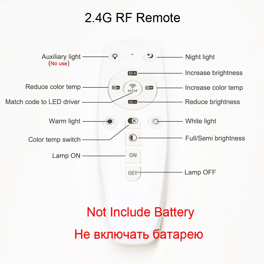 AC220V 2.4G Intelligent LED Driver RF Remote Control 12-40W 36-50W 40-60W 50-72W X2 X4 X6 X8 240mA Dimming Lighting Transformer