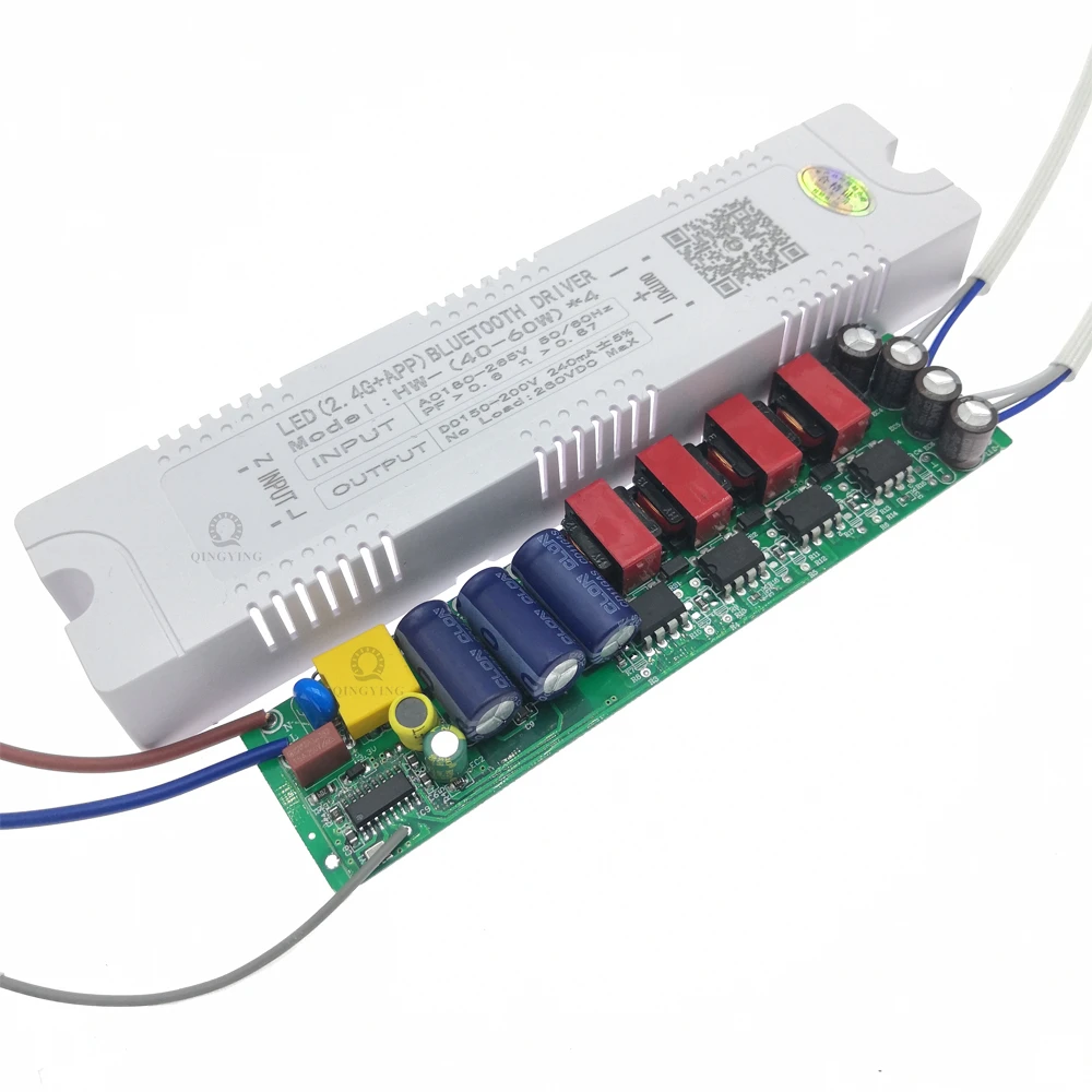 AC220V 2.4G Intelligent LED Driver RF Remote Control 12-40W 36-50W 40-60W 50-72W X2 X4 X6 X8 240mA Dimming Lighting Transformer
