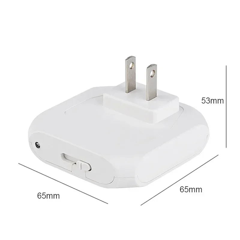 Mini LED Night Lights Plug in Light Dimmable Lamps Energy Saving Square Lamp Under Cabinet Light Kitchen Living Room Aisle WC