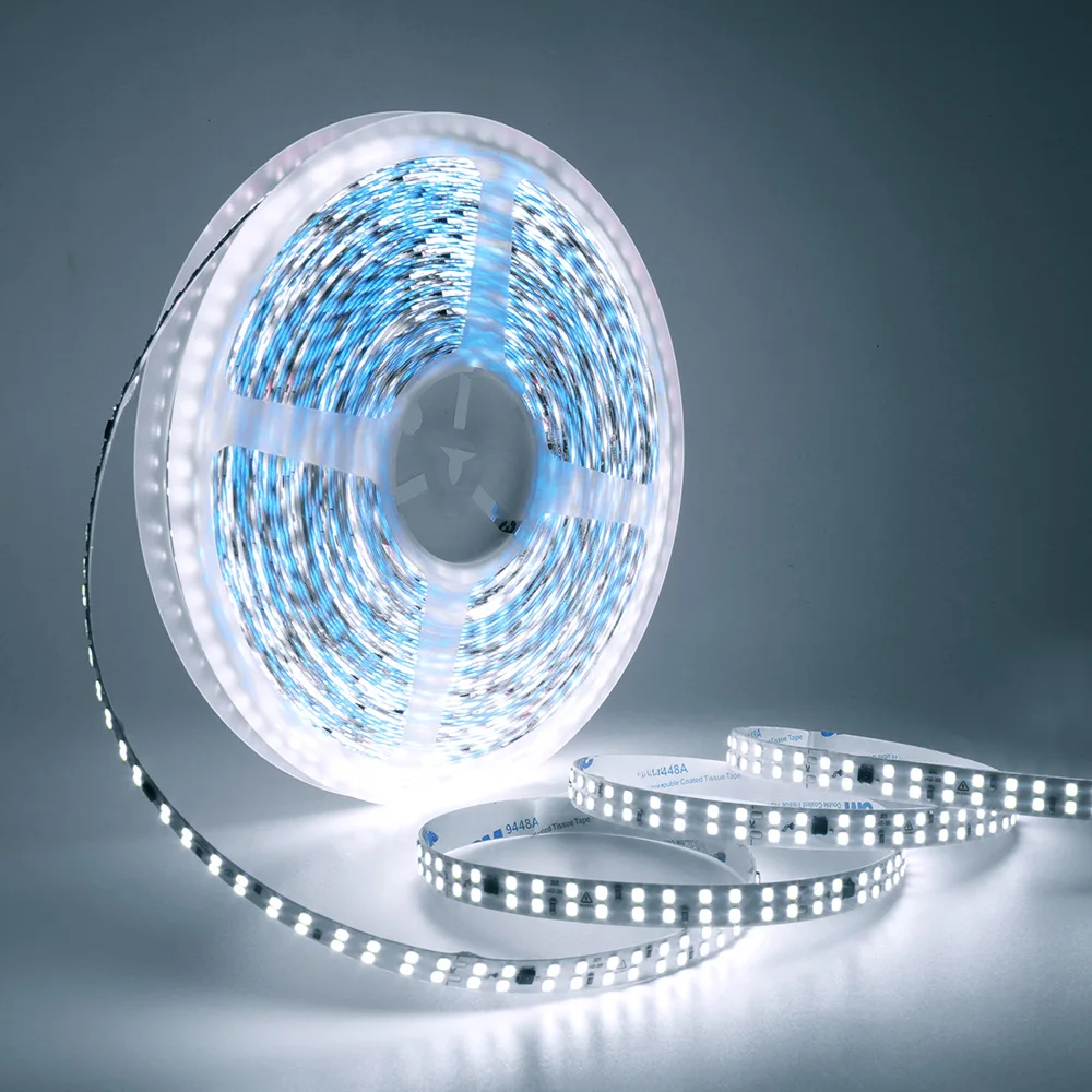 5m 10m 20m 50m Led Strip Light Adhesive Tape AC 220V 230V IP55 2835 120 240 LED Flexible Led Ribbon Stripe Home Lighting 9 Color