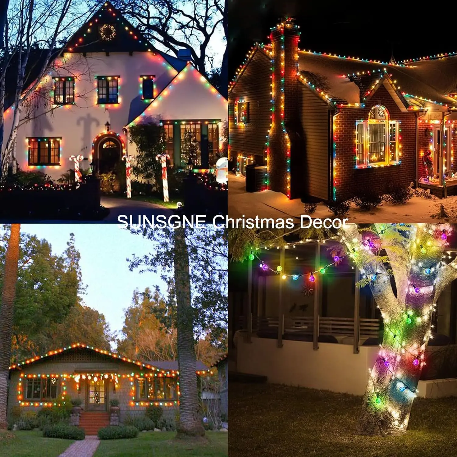 Multicolor G40 Led Bulbs Outdoor E12 110V 220V String Light Replaceable Bulb Waterproof Colorful RGB Filament Decoration Light