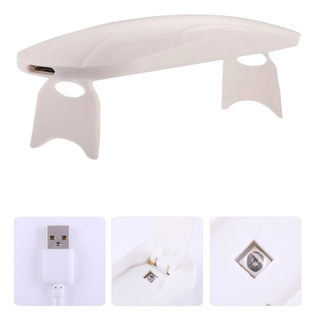 Mini Usb 6W Nail Drying Lamp Machine Portable 3 LED UV Manicure Lamp Nails USB Cable Home Use Nail Lamp Small Desk Drying Nail