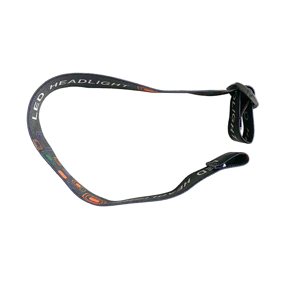 1 Piece Black Elastic Head Strap Belt Adjustable Headband For Flashlight Headlight Headlamp Outdoor