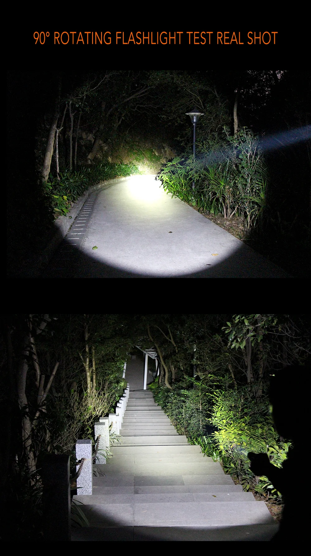 NICRON Led Flashlight Handfree Dual Fuel 90 Degree Twist Rotary Clip 600LM Waterproof Magnet Mini Lighting LED Torch Outdoor N7