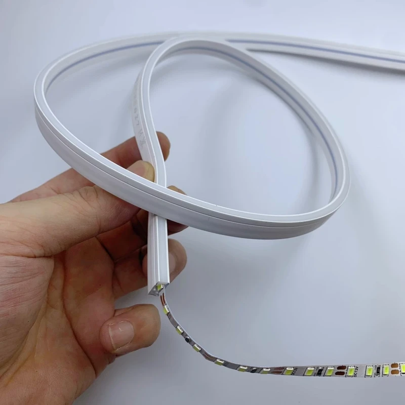 4x8mm Super Thin LED Neon Strip Light DC12V Flexible Waterproof Silicone Tube Diffuser Recessed Cabinet Bedroom Tape Neon Lights