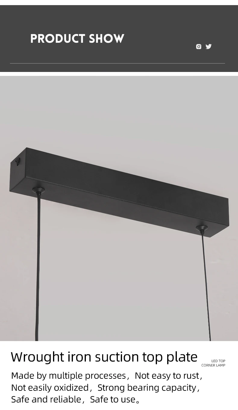 Contemporary Dining Room Pendant Light Sleek LED Arc Hanging Lamp Adjustable Brightness Energy Efficient Ideal for Kitchen Resta