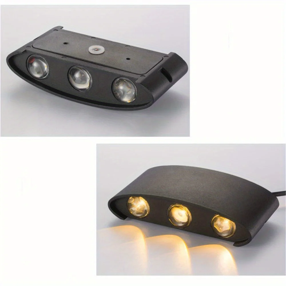 6W LED Wall Light Outdoor Waterproof Garden Fence Indoor Fashion Wall Lamp For Bedroom Bedside Living Room Stairs