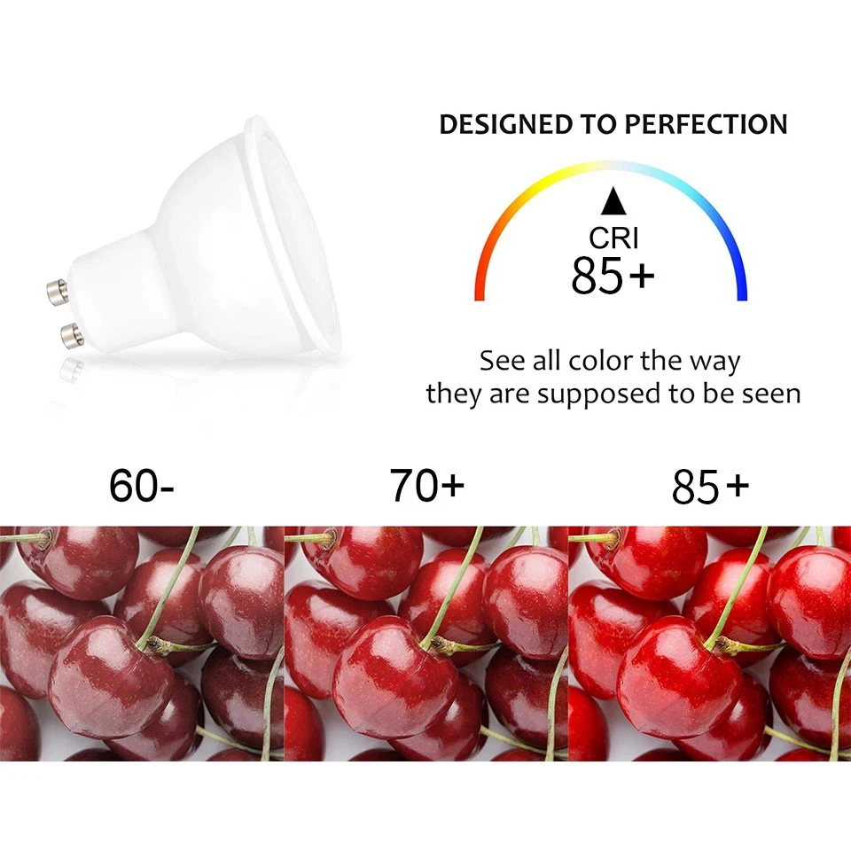 1-10PCS GU10 LED Lamp Spotlight Bulb AC220V LED bulb 3/6/9/12W Indoor Lighting Bulb Easy To Install Suitable For Kitchen Living