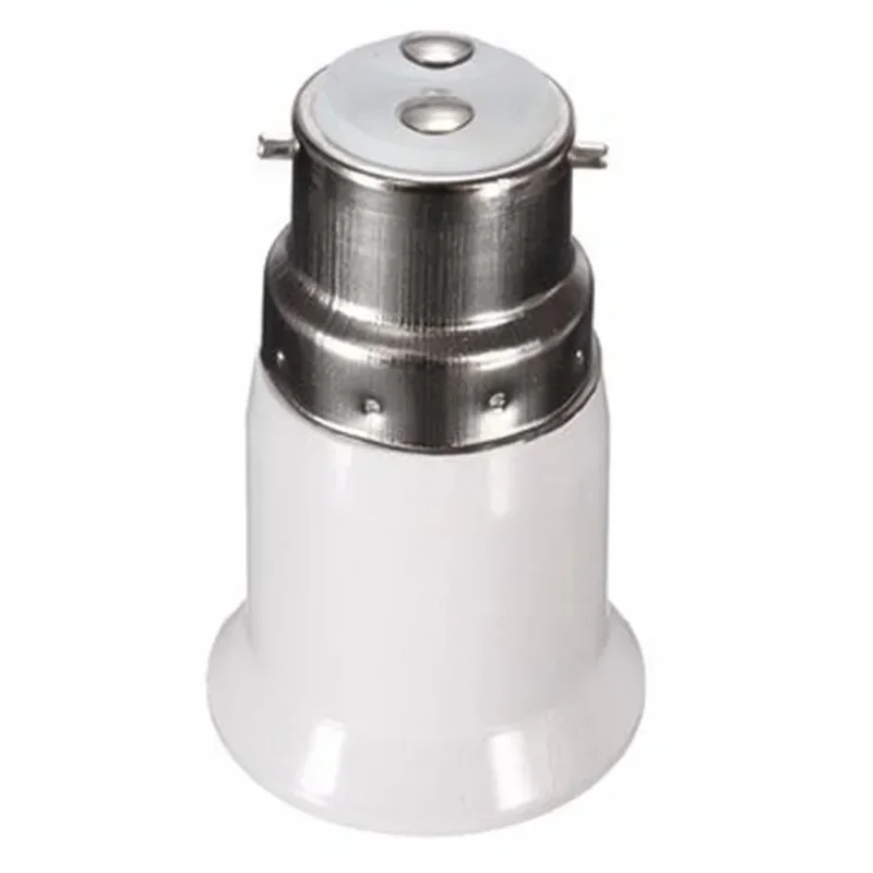 1/10pcs Led Lamp Adapter B22 To E27 Bulb Sockets Converter Lamps Base Conversion Holder Converter Light Bulbs Socket Accessories
