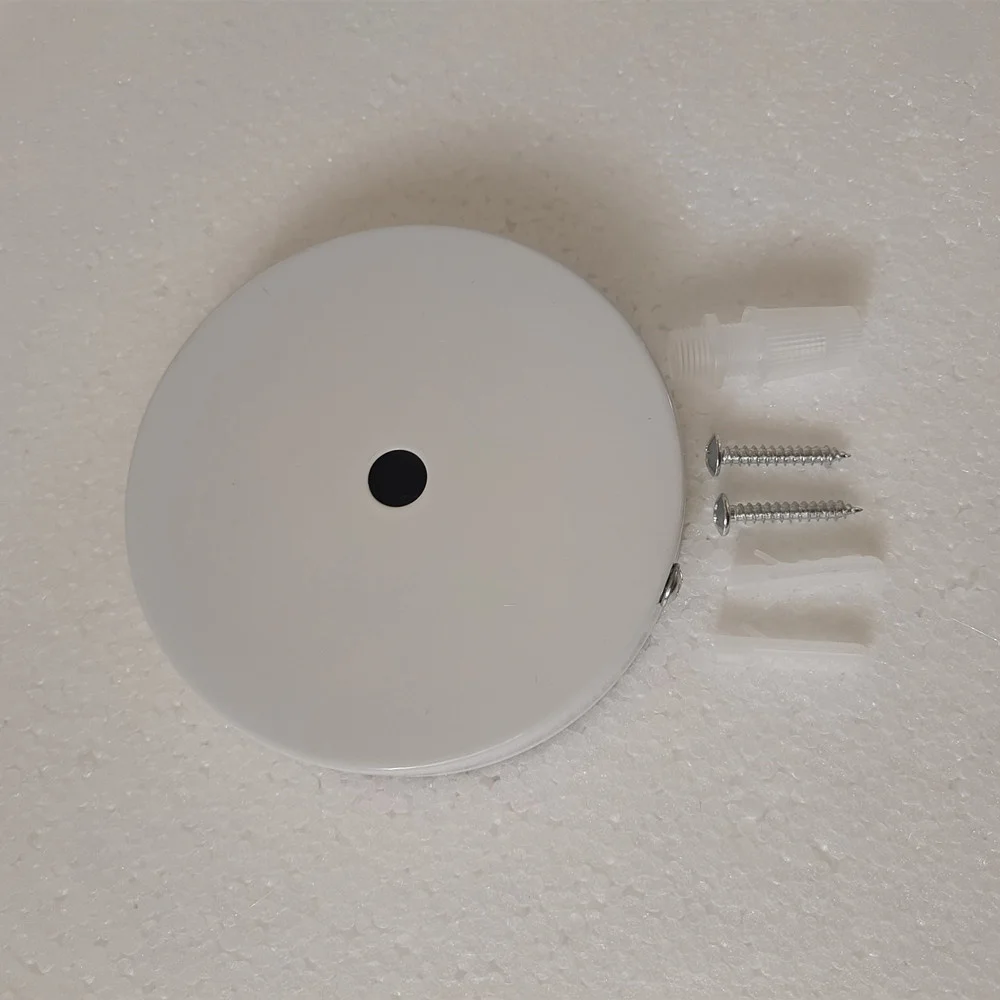 Ceiling Plate Round 8/10/12/15/25/30cm Black/White Lighting Accessories For Pendant Lamp Ceiling Lamp DIY +Lock Wire Lamp Base