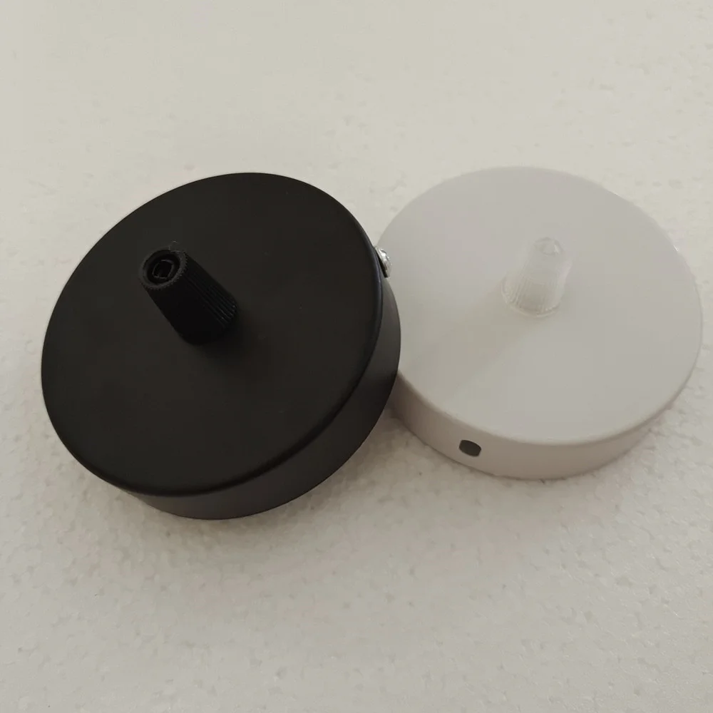 Ceiling Plate Round 8/10/12/15/25/30cm Black/White Lighting Accessories For Pendant Lamp Ceiling Lamp DIY +Lock Wire Lamp Base