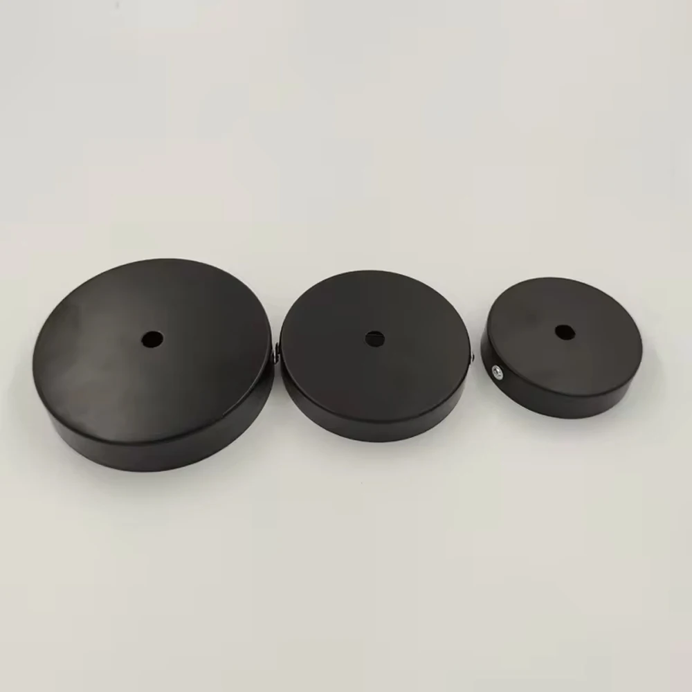 Ceiling Plate Round 8/10/12/15/25/30cm Black/White Lighting Accessories For Pendant Lamp Ceiling Lamp DIY +Lock Wire Lamp Base