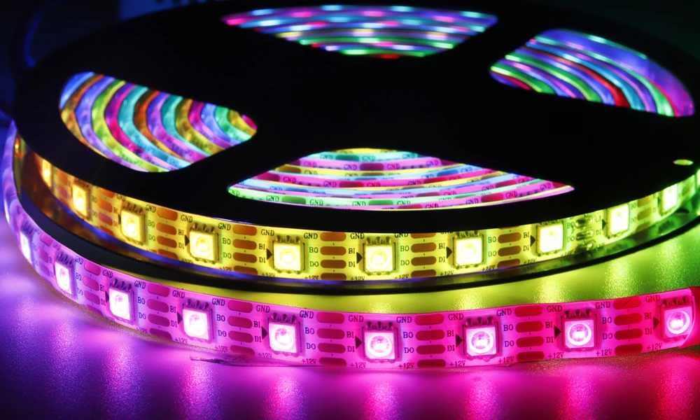 WS2815 Led Strip With14/17/21Keys Controller (WS2812B WS2813 Updated) RGB Individually Addressable Kits 30/60/144 Leds/M DC12V