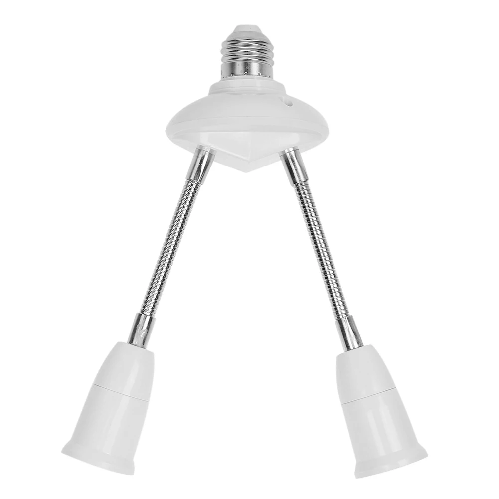 Universal E27 Lamp Base 85-285V Adjustable Tube LED Light Bulb Extension Lamp Holder 2/3/4/5Head Adapter Conversion Socket