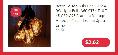 Retro Edison E27 E14 LED Light Bulb 220V Diamond Love ST64 A60 G80 G95 G125 T185 Vintage Glass Bulb Lamp For Home Decor Lighting