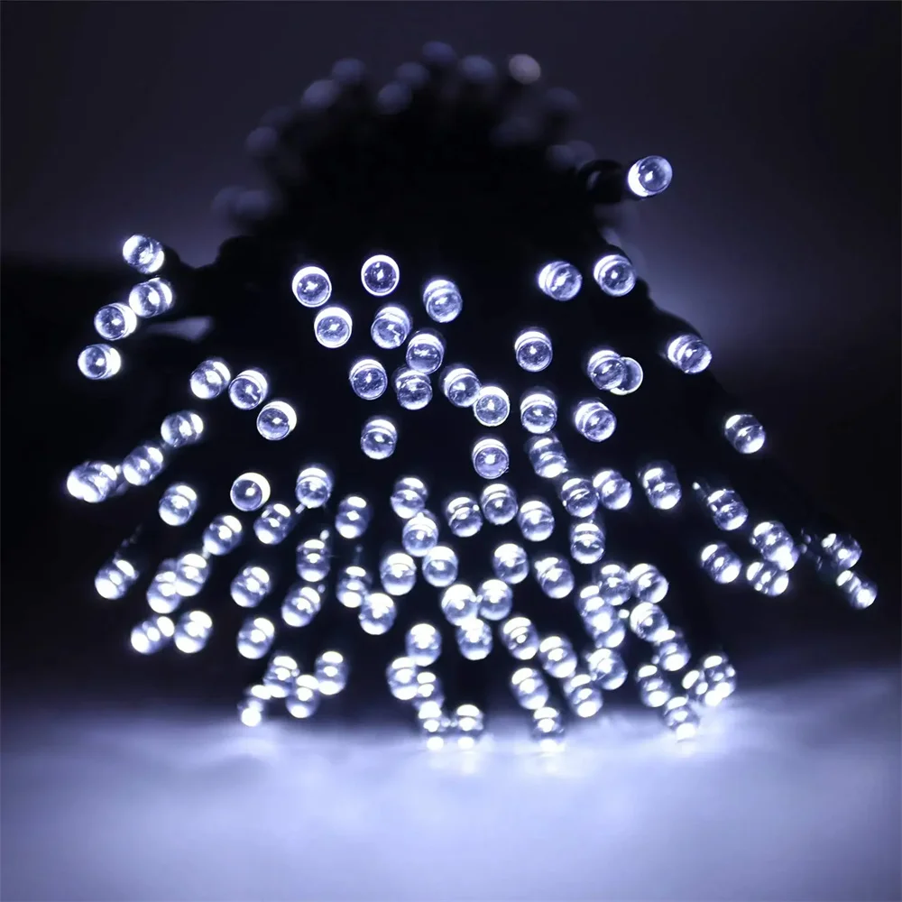 300LED Solar String Light Fairy Outdoor Garden Waterproof Lamp 2024 Christmas Garland Xmas Holiday Party Home Decoration