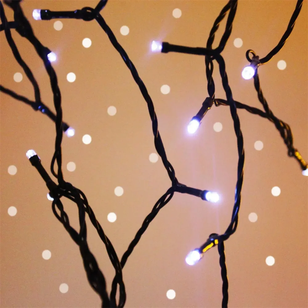 300LED Solar String Light Fairy Outdoor Garden Waterproof Lamp 2024 Christmas Garland Xmas Holiday Party Home Decoration