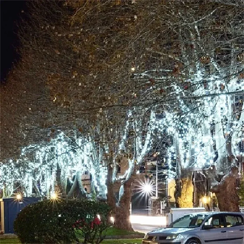 300LED Solar String Light Fairy Outdoor Garden Waterproof Lamp 2024 Christmas Garland Xmas Holiday Party Home Decoration