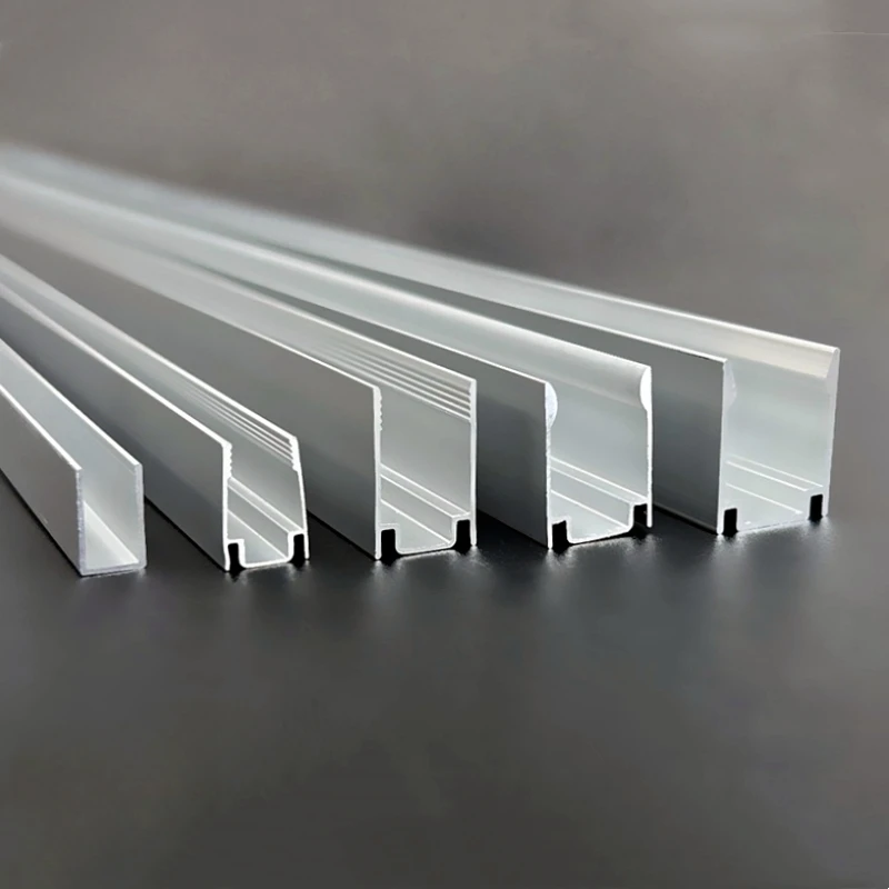 Waterproof LED Aluminum Profile Fixing Channel For Outdoor Neon Silicone Tube Strip Light Holder Recessed Linear Mounted Bracket