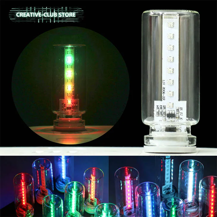USB Touch Control LED Night Light Atmosphere Light Edison Bulb Incandescent Lamp LED Filament Light Bulb Bedroom Decoration DIY