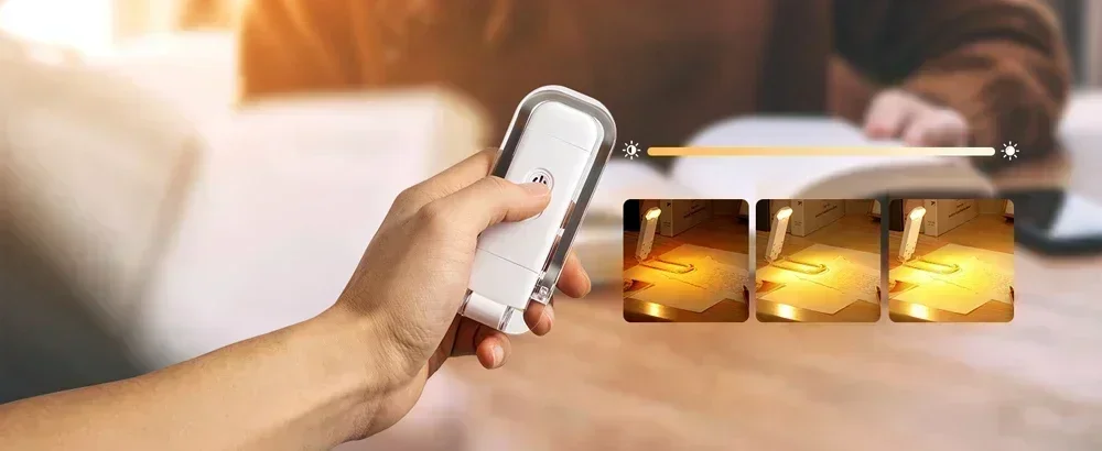 Mini LED Night Reading Book Light Foldable Table Lamp Dormitory Bedroom Creative Bedhead Lights Home Decorations Doll House Lamp