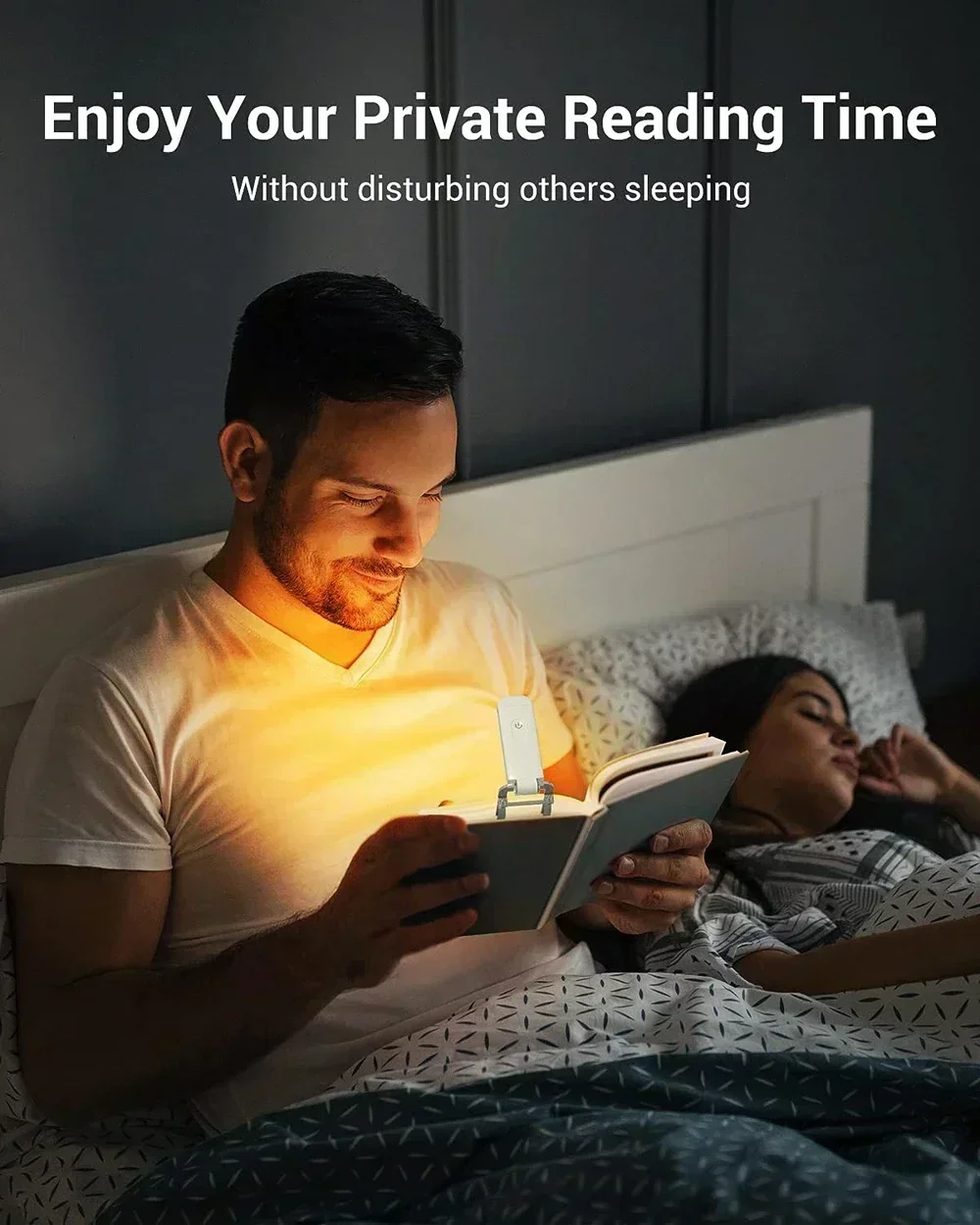 Mini LED Night Reading Book Light Foldable Table Lamp Dormitory Bedroom Creative Bedhead Lights Home Decorations Doll House Lamp
