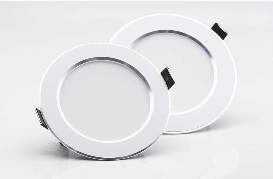 10pcs Spotlights LED Ceiling Downlight AC 220V 18W 15W 12W 9W 7W Recessed Round Lamp Spot LED Dowm Light Hidden Indoor Lighting