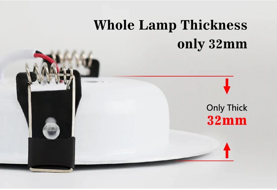 10pcs Spotlights LED Ceiling Downlight AC 220V 18W 15W 12W 9W 7W Recessed Round Lamp Spot LED Dowm Light Hidden Indoor Lighting
