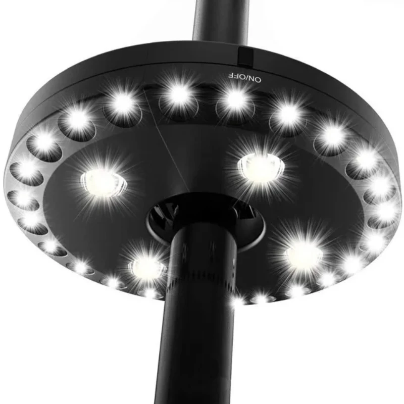 28 Led Patio Umbrella Light for Parasol Beach Umbrella 3 Brightness Modes for Garden Camping Tents Indoor Outdoor Lighting