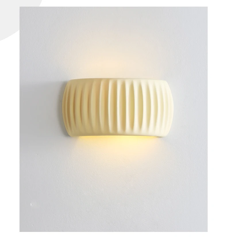 French European Wall Lamp Resin Bedroom Bedside Lamp Corridor Lamp Balcony Living Room Dining Room Simple Modern Wall Lamp