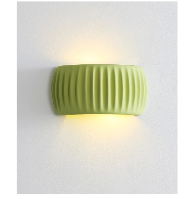 French European Wall Lamp Resin Bedroom Bedside Lamp Corridor Lamp Balcony Living Room Dining Room Simple Modern Wall Lamp