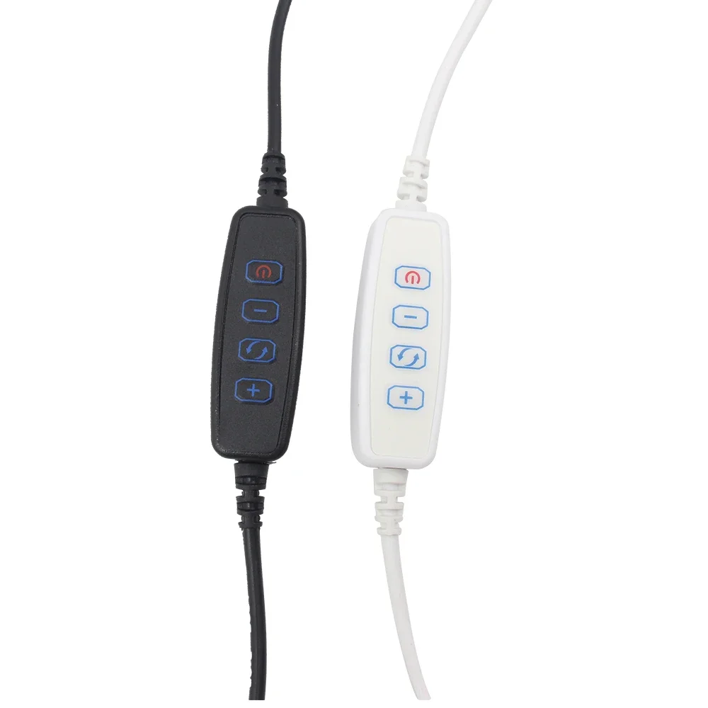 DC 5V LED Dimmer 1.5m USB Cable with Switch Dimmable Remote Control 2pin 3Pin Extension Wire for Single 2 3 Colors CCT LED Light