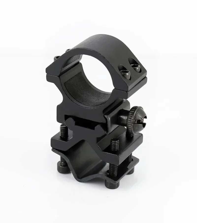 Universal Metal Rail Clip 25mm Ring 20mm Rail Gun Mount Tactical Flashlight Laser Torch Bracket For 501B C8 Hunting Flash Light