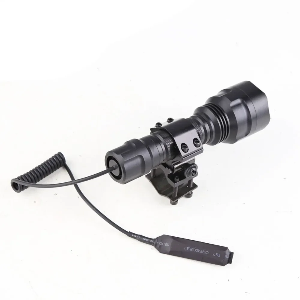Universal Metal Rail Clip 25mm Ring 20mm Rail Gun Mount Tactical Flashlight Laser Torch Bracket For 501B C8 Hunting Flash Light