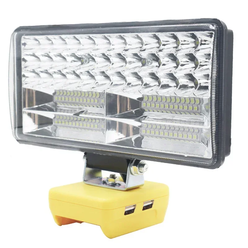 8Inch Led Light Spotlight Outdoor Work Fishing Handheld Emergency Lamp For Dewalt For Milwaukee For Makita For Bosch 18V Battery