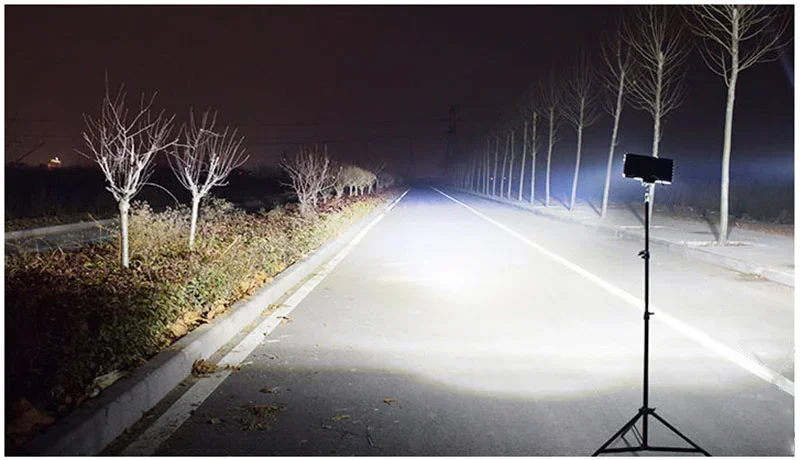 8Inch Led Light Spotlight Outdoor Work Fishing Handheld Emergency Lamp For Dewalt For Milwaukee For Makita For Bosch 18V Battery