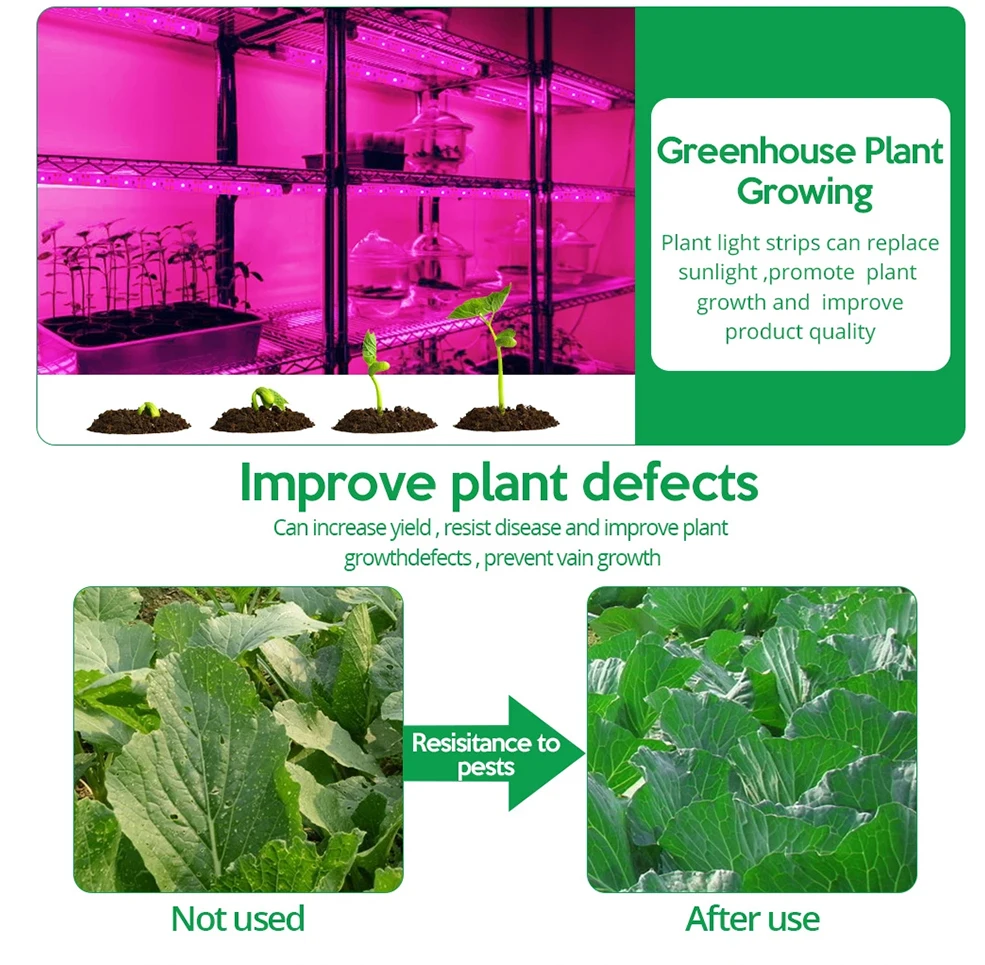 5V Plant Light Grow LED Strip 5V USB LED 1-5m Full Spectrum LED Chip For Greenhouse Flower Seedling Grow Tent Hydropon