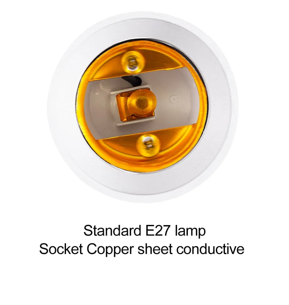 VzzUoo E14 To E27 Adapter Conversion Socket Fireproof Plastic Converter High Quality Material Socket Bulb Adapter Lamp Holder