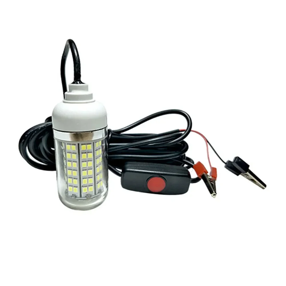 12V LED Fishing Trap Light 100W IP68 Lure Fish Finder Lamp 108 Leds 2835SMD Attracts Prawns Squid Krill 4 Colors LED Pool Lights