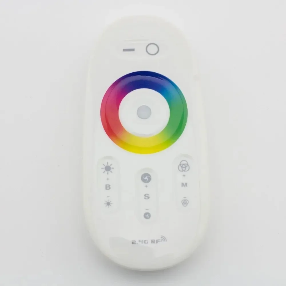 12V 24V 18A 2.4G Wireless LED Controller RGB RGBW Controller Wall Mounted Touch Pannel Remote LED RGB Strip /Bulb/Downlight