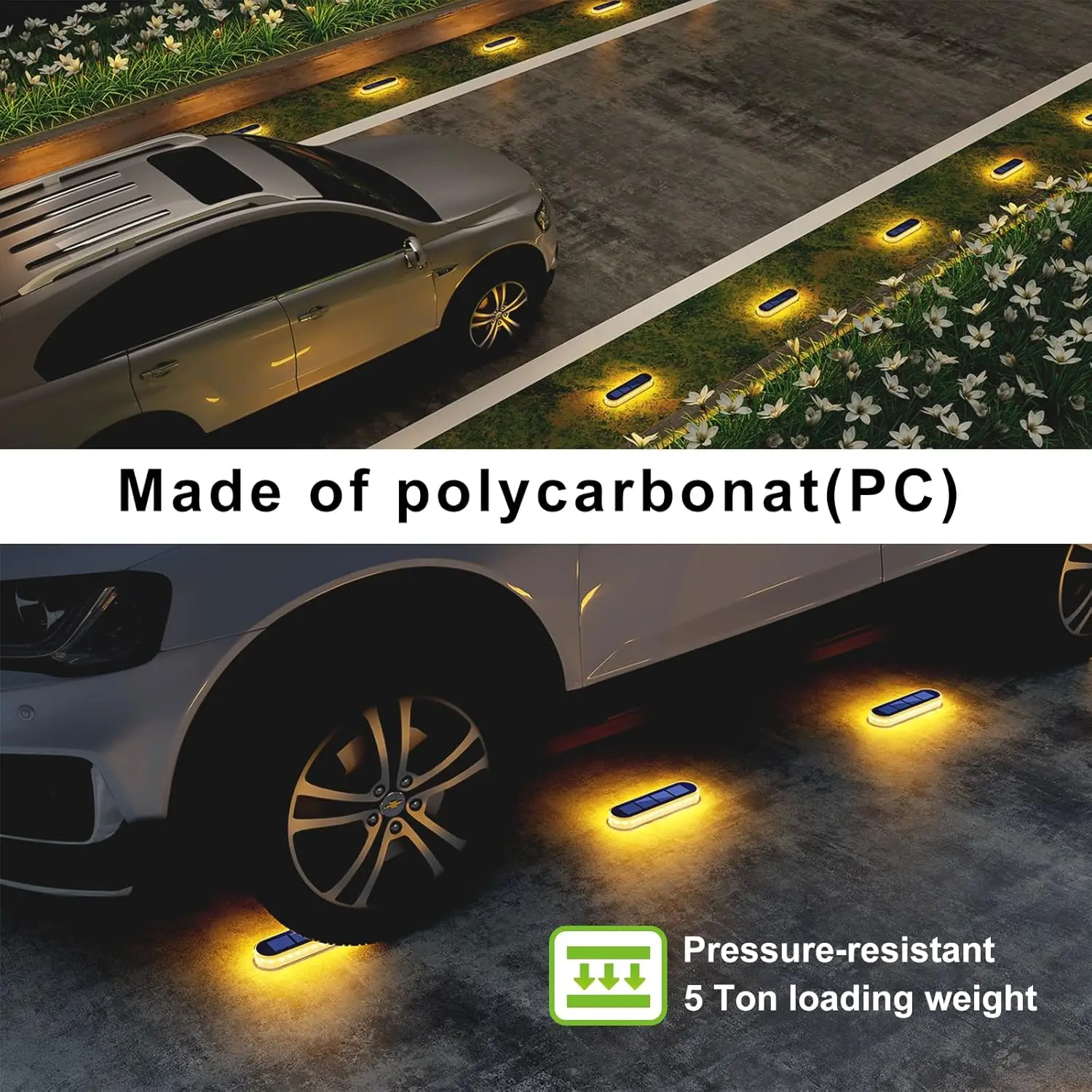 Quality Solar LED Deck Lights Outdoor Step Light Waterproof IP68 Solar Deck Lights Stick on Lights for Step Stairs Driveway