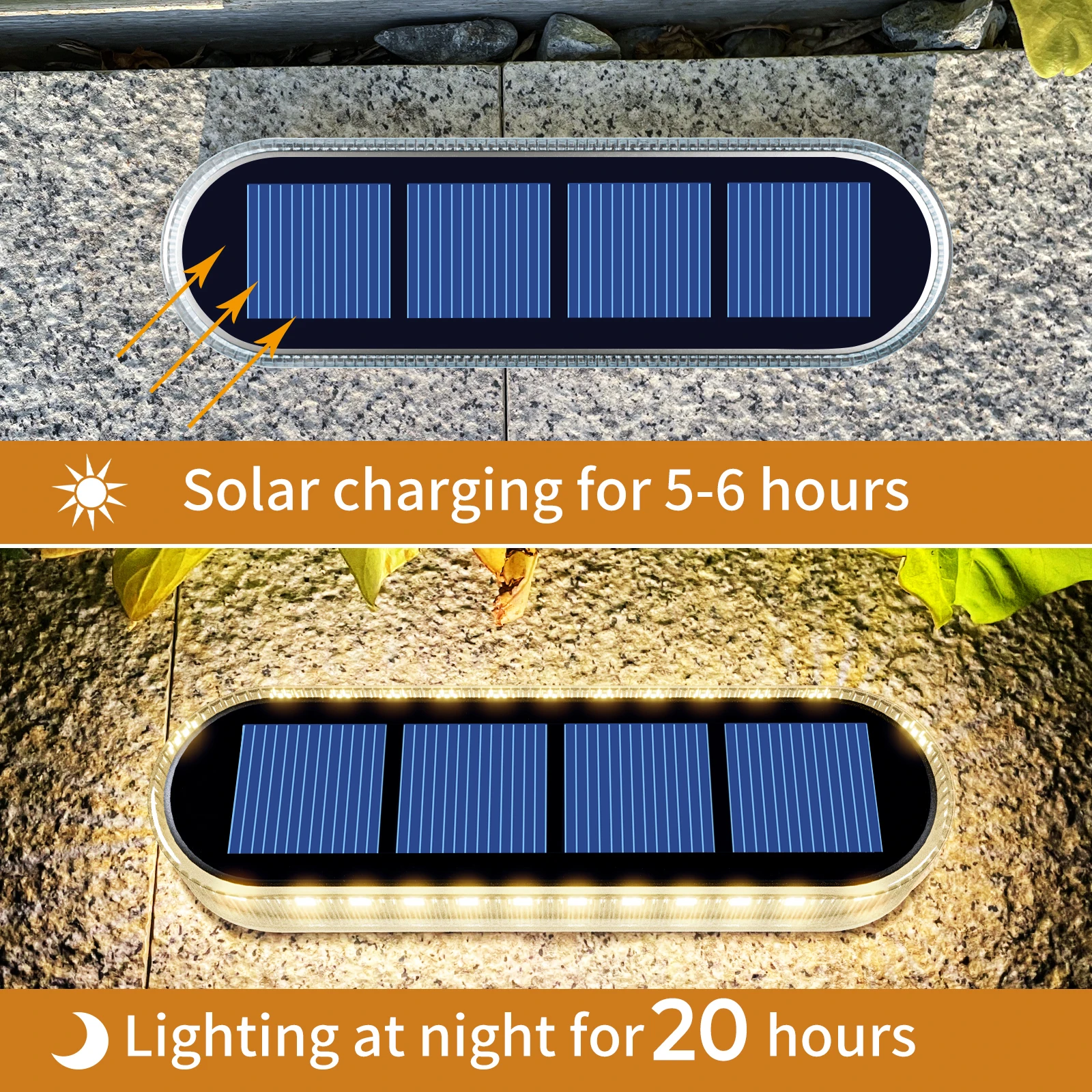 Quality Solar LED Deck Lights Outdoor Step Light Waterproof IP68 Solar Deck Lights Stick on Lights for Step Stairs Driveway