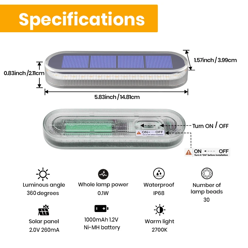 Quality Solar LED Deck Lights Outdoor Step Light Waterproof IP68 Solar Deck Lights Stick on Lights for Step Stairs Driveway
