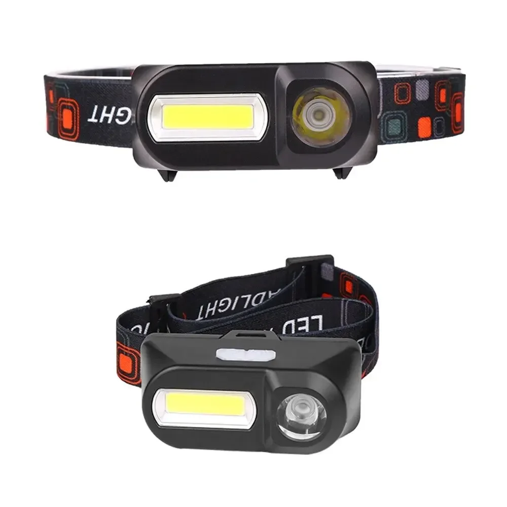 Outdoor Head Lamp Strong Light Cobled Multi Function Headlight USB Charging Head Mounted Flashlight Outdoor Night Fishing
