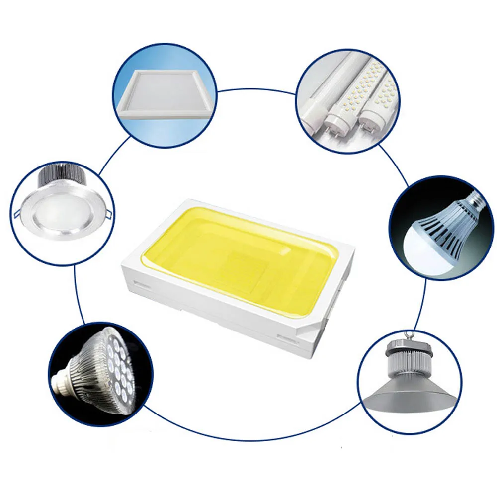 100pcs LED SMD 5730 or 2835 Copper LED COB Chip Lamp Beads 0.5W LED Lighting Interior Replacement Parts for LED Round Board Bulb