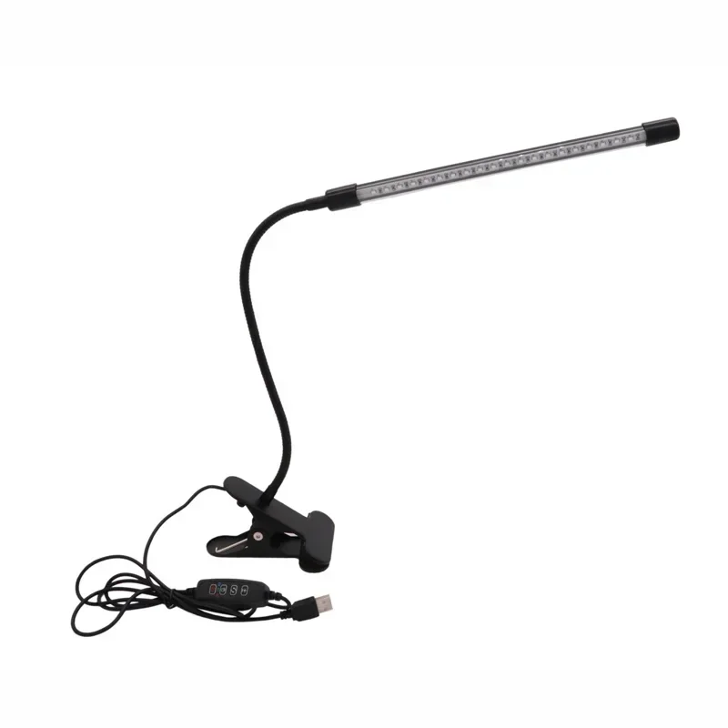 LED Reading Light Clip Type Desk Lamp Study Student Dormitory Table Lamp Bedroom Desktop Bedside Lamp Eye Protection Clamp Lamp