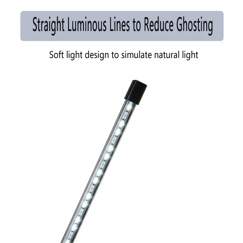 LED Reading Light Clip Type Desk Lamp Study Student Dormitory Table Lamp Bedroom Desktop Bedside Lamp Eye Protection Clamp Lamp