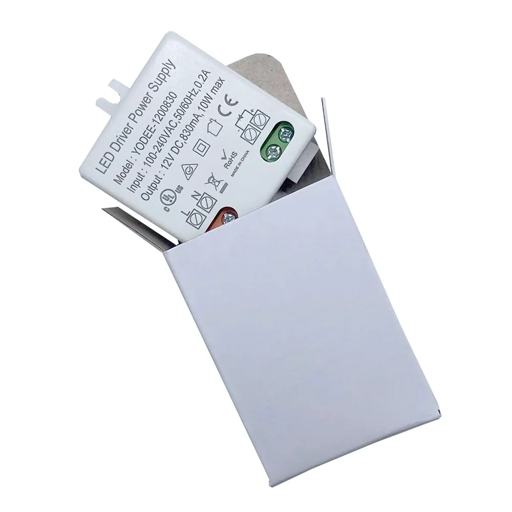 3W 6W 10W 12W DC12V 24V Lighting Transformer 250MA 500MA 830MA 600MA Driver Suitable For LED Light Strip 3528 5050 Power Supply
